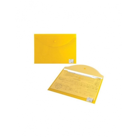 Папка-конверт с кнопкой BRAUBERG My CLEAR BAG, А4, до 100 листов, прозрачная, ассорти, 0,15 мм, 225174, (30 шт.) - фото 6