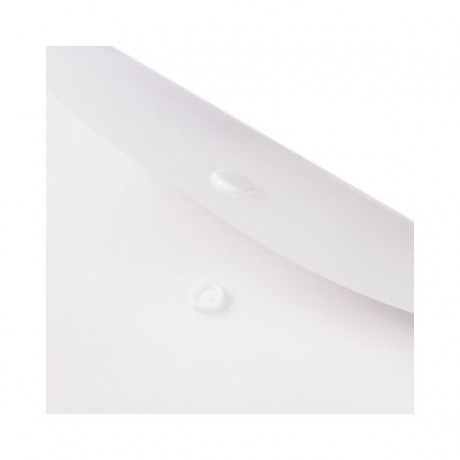 Папка-конверт с кнопкой МАЛОГО ФОРМАТА (250х135 мм), прозрачная, 0,18 мм, BRAUBERG, 227316, (50 шт.) - фото 4