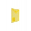 Папка-конверт с кнопкой МАЛОГО ФОРМАТА (105х148 мм), А6, желтая,...