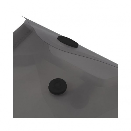 Папка-конверт с кнопкой МАЛОГО ФОРМАТА (105х148 мм), А6, черная, 0,18 мм, BRAUBERG, 227322, (40 шт.) - фото 4