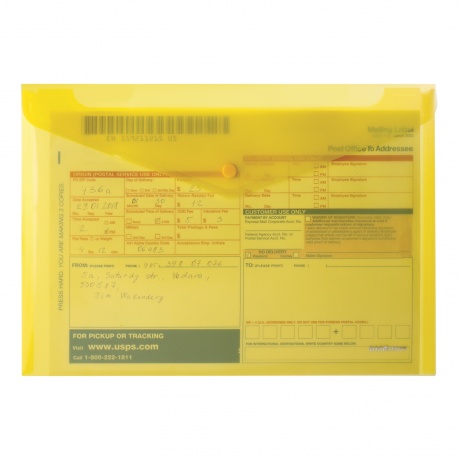 Папка-конверт с кнопкой ERICH KRAUSE Envelope, А4, до 100 листов, тонированная, ассорти, 0,18 мм, 42931 - фото 4