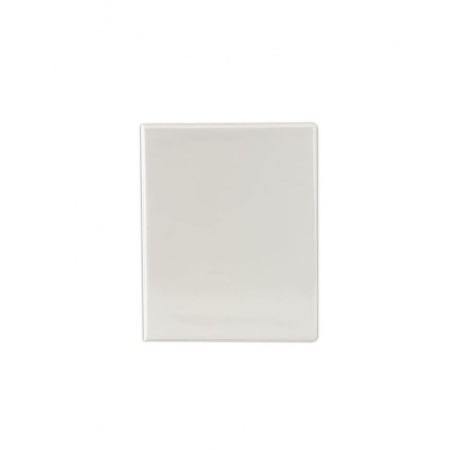 Папка на 4 кольцах с передним прозрачным карманом BRAUBERG, 35 мм, картон/ПВХ, белая, до 180 листов, 221486 - фото 2
