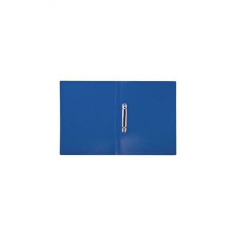 Папка на 2 кольцах BRAUBERG Office, 21 мм, синяя, до 120 листов, 0,5 мм, 221611, (9 шт.) - фото 3