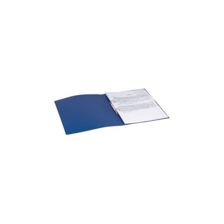 Папка на 2 кольцах BRAUBERG Office, 21 мм, синяя, до 120 листов, 0,5 мм, 221611, (9 шт.) - фото 7