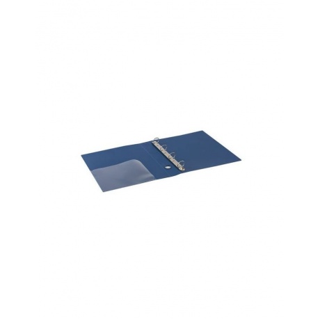 Папка на 4 кольцах BRAUBERG Стандарт, 40 мм, синяя, до 300 листов, 0,9 мм, 221619 - фото 4