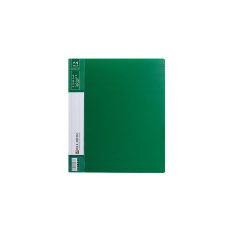 Папка на 2 кольцах BRAUBERG Contract, 35 мм, зеленая, до 270 листов, 0,9 мм, 221794 - фото 2