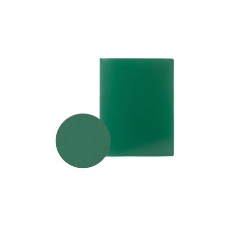 Папка на 2 кольцах STAFF, 21 мм, зеленая, до 80 листов, 0,5 мм, 225719, (9 шт.) - фото 6