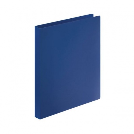 Папка на 4 кольцах STAFF, 25 мм, синяя, до 120 листов, 0,5 мм, 225724, (7 шт.) - фото 1