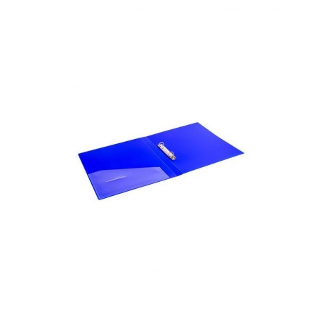 Папка на 2 кольцах BRAUBERG Neon, 25 мм, внутренний карман, неоновая, синяя, до 170 листов, 0,7 мм, 227459, (6 шт.) - фото 5