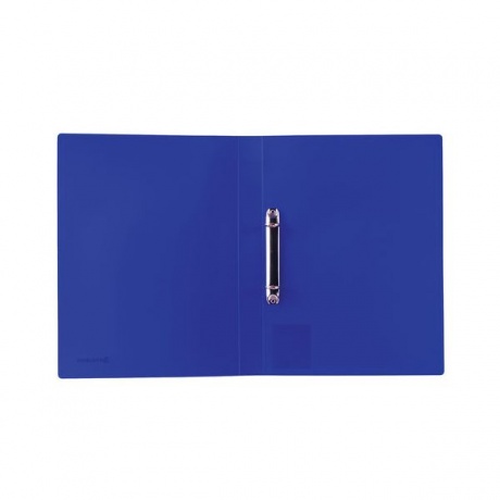 Папка на 2 кольцах BRAUBERG Office, 32 мм, синяя, до 250 листов, 0,5 мм, 227498, (16 шт.) - фото 3