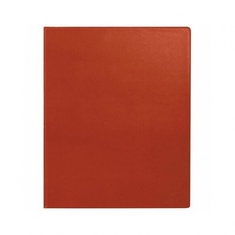 Папка на 2 кольцах BRAUBERG, картон/ПВХ, 75мм, красная, до 500 листов (удвоенный срок службы - фото 2