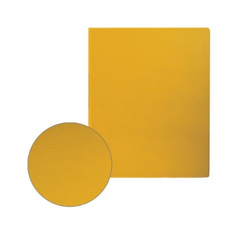 Папка на 2 кольцах BRAUBERG, картон/ПВХ, 35мм, желтая, до 180 листов (удвоенный срок службы) - фото 6