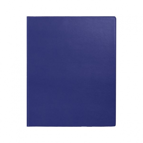 Папка на 4 кольцах BRAUBERG, картон/ПВХ, 40мм, синяя, до 250 листов (удвоенный срок службы - фото 2