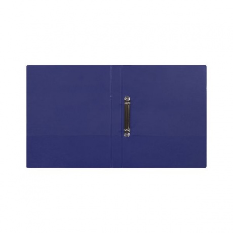Папка на 2 кольцах BRAUBERG, картон/ПВХ, 35 мм, синяя, до 180 листов (удвоенный срок службы) - фото 3
