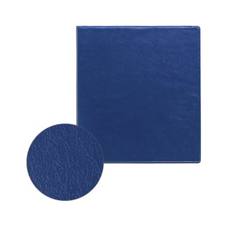 Папка на 4 кольцах с передним прозрачным карманом BRAUBERG, картон/ПВХ, 75мм, синяя, до 500л - фото 6