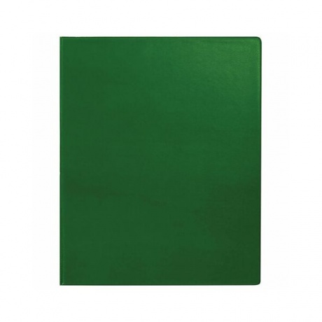 Папка на 2 кольцах BRAUBERG, картон/ПВХ, 75мм, зеленая, до 500 листов (удвоенный срок службы - фото 2