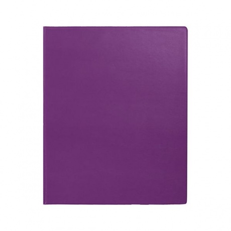 Папка на 2 кольцах BRAUBERG, картон/ПВХ, 35мм, фиолет., до 180 листов (удвоенный срок службы - фото 2