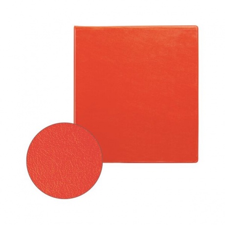 Папка на 4 кольцах с передним прозрачным карманом BRAUBERG, картон/ПВХ, 75мм, красная,до 500 - фото 6
