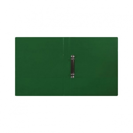 Папка на 2 кольцах BRAUBERG, картон/ПВХ, 35мм, зеленая, до 180 листов (удвоенный срок службы - фото 3