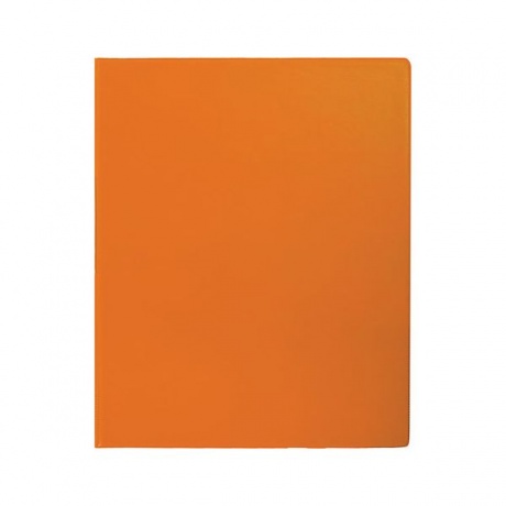 Папка на 2 кольцах BRAUBERG, картон/ПВХ, 35мм, оранж., до 180 листов (удвоенный срок службы) - фото 2