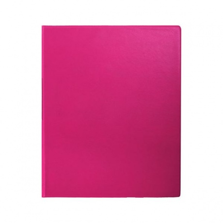 Папка на 2 кольцах BRAUBERG, картон/ПВХ, 35мм, розовая, до 180 листов (удвоенный срок службы - фото 2