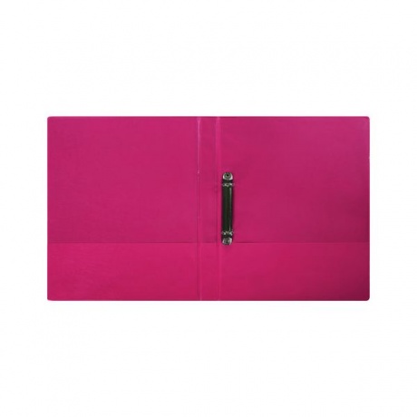 Папка на 2 кольцах BRAUBERG, картон/ПВХ, 35мм, розовая, до 180 листов (удвоенный срок службы - фото 3