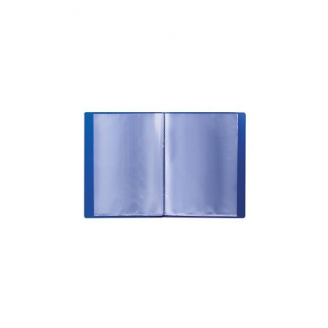 Папка 20 вкладышей BRAUBERG стандарт, синяя, 0,6 мм, 221595, (10 шт.) - фото 3