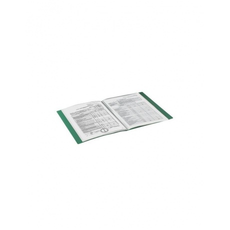 Папка 30 вкладышей BRAUBERG стандарт, зеленая, 0,6 мм, 221597, (6 шт.) - фото 7