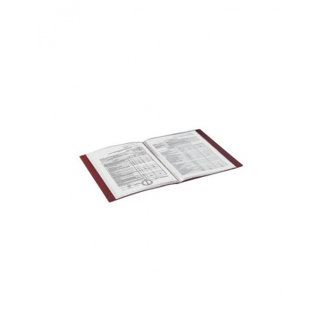 Папка 30 вкладышей BRAUBERG стандарт, красная, 0,6 мм, 221598, (6 шт.) - фото 7