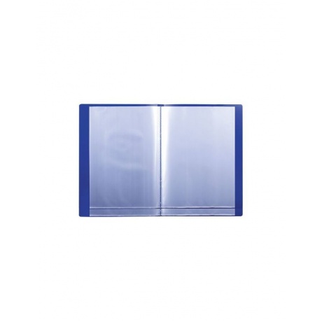 Папка 30 вкладышей BRAUBERG стандарт, синяя, 0,6 мм, 221599, (6 шт.) - фото 3