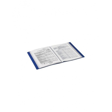 Папка 100 вкладышей BRAUBERG стандарт, синяя, 0,9 мм, 221609 - фото 7