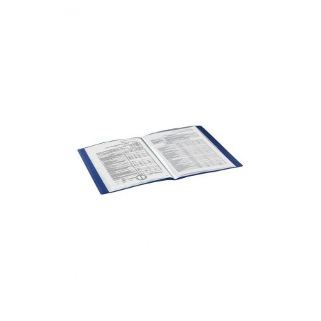 Папка 40 вкладышей BRAUBERG Contract, синяя, вкладыши-антиблик, 0,7 мм, бизнес-класс, 221777 - фото 5