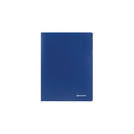 Папка 10 вкладышей BRAUBERG Office, синяя, 0,5 мм, 222625, (10 шт.) - фото 2