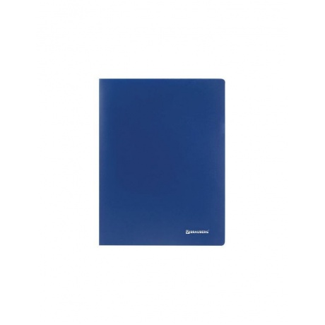 Папка 20 вкладышей BRAUBERG Office, синяя, 0,5 мм, 222628, (8 шт.) - фото 2