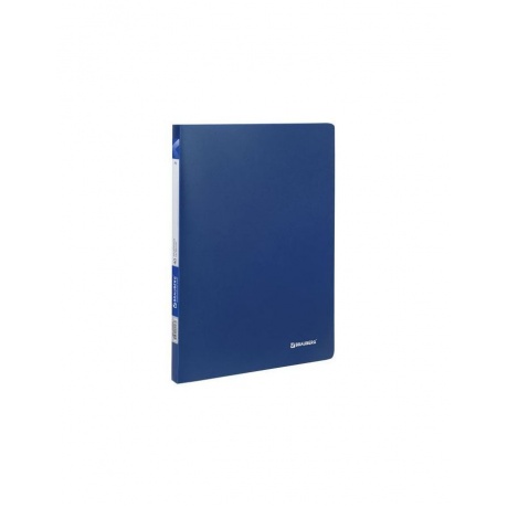 Папка 40 вкладышей BRAUBERG Office, синяя, 0,6 мм, 222634, (8 шт.) - фото 1