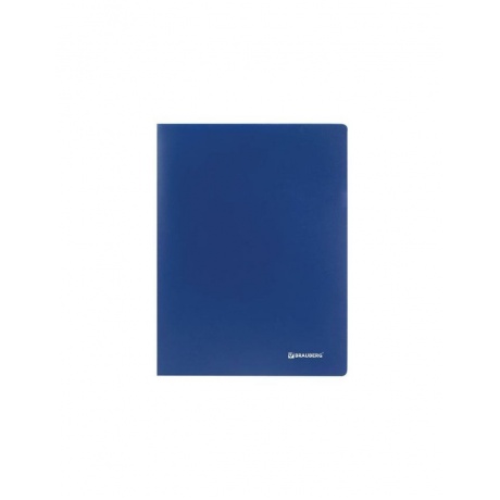 Папка 40 вкладышей BRAUBERG Office, синяя, 0,6 мм, 222634, (8 шт.) - фото 2