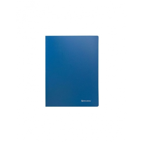 Папка 100 вкладышей BRAUBERG Office, синяя, 0,8 мм, 222640 - фото 2