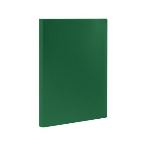 Папка 10 вкладышей STAFF, зеленая, 0,5 мм, 225691, (15 шт.) - фото 1