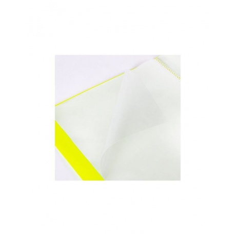Папка 40 вкладышей BRAUBERG Neon, 25 мм, неоновая желтая, 700 мкм, 227453 - фото 4