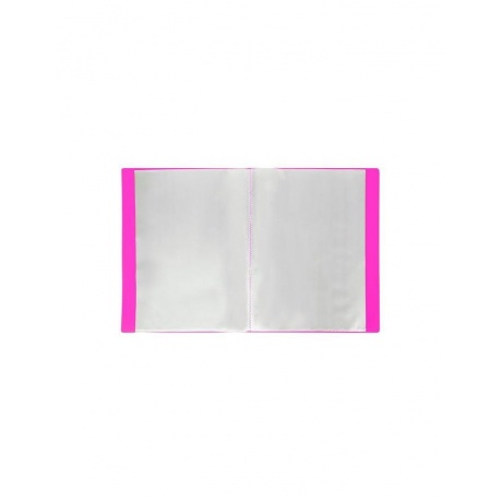 Папка 40 вкладышей BRAUBERG Neon, 25 мм, неоновая розовая, 700 мкм, 227454 - фото 4