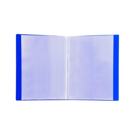Папка 40 вкладышей BRAUBERG Neon, 25 мм, неоновая, синяя, 700 мкм, 227455 - фото 3
