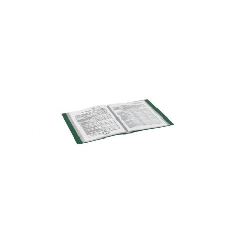 Папка 60 вкладышей BRAUBERG стандарт, зеленая, 0,8 мм, 228684 - фото 7