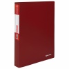 271334, Папка 100 вкладышей BRAUBERG "Office", красная, 0.8 мм, ...