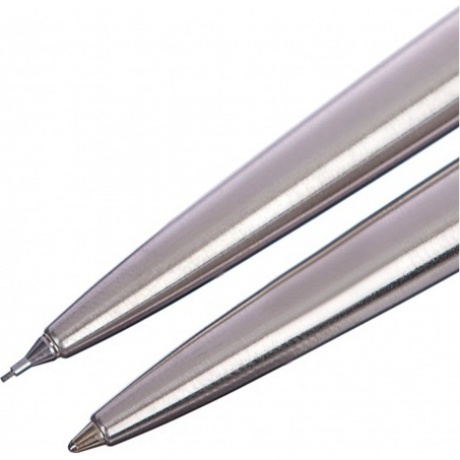 Набор ручек Parker Jotter Core KB61 (CW2093256) Stainless Steel CT подар.кор. ручка шариковая/карандаш механический 0.5 - фото 10