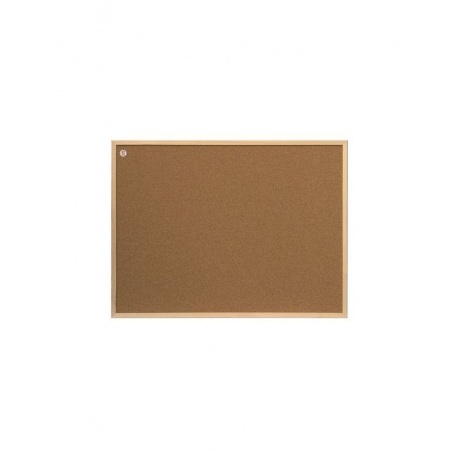 Доска пробковая для объявлений (80x60 см), ECO, деревянная рамка, 2х3 (Польша), TC86/C - фото 1
