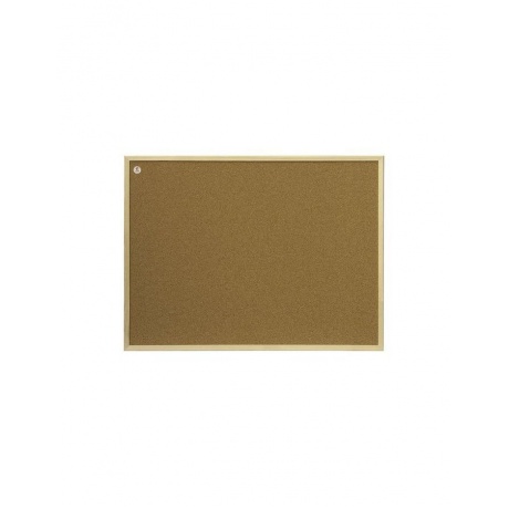 Доска пробковая для объявлений (100x200 см), коричневая рамка из МДФ, OFFICE, 2х3 (Польша), TC1020 - фото 1