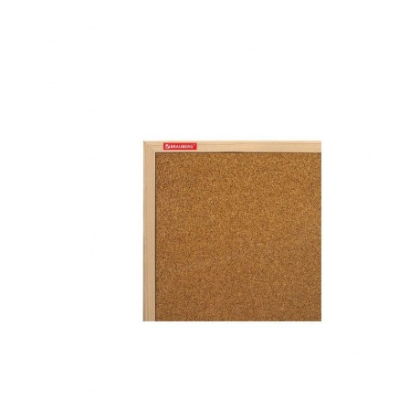Доска пробковая для объявлений (90х120 см), деревянная рамка, BRAUBERG, 236861 - фото 3