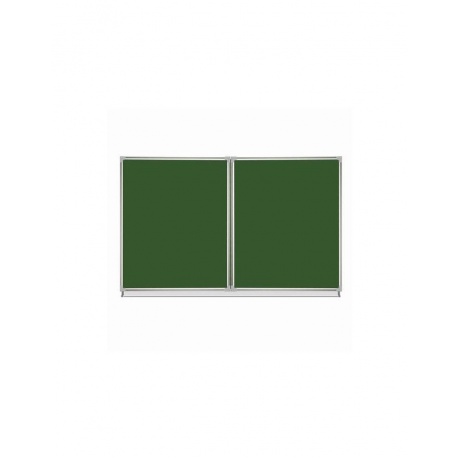 Доска для мела магнитная 3-х элементная (100х150/300 см), 5 рабочих поверхностей, зеленая, BRAUBERG, 231707 - фото 6