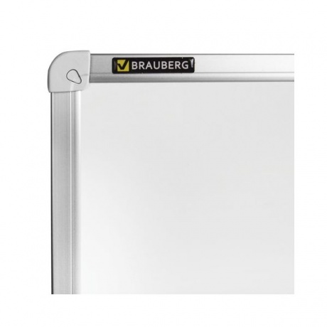 Доска магнитно-маркерная (100х180 см), алюминиевая рамка, BRAUBERG стандарт, 235524 - фото 3