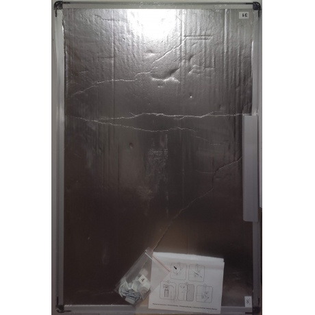 Доска магнитно-маркерная (60х90 см), алюминиевая рамка, STAFF, 235462 уцененный - фото 3